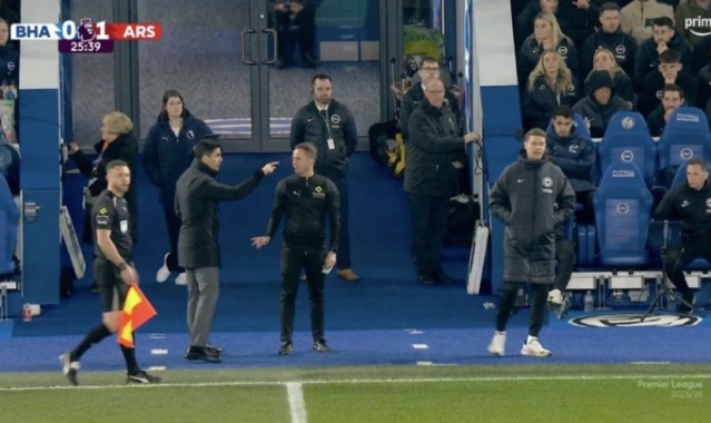 华体会体育官网-Opta：阿森纳本场平均开球时间31.4秒，少于本赛季195场英超